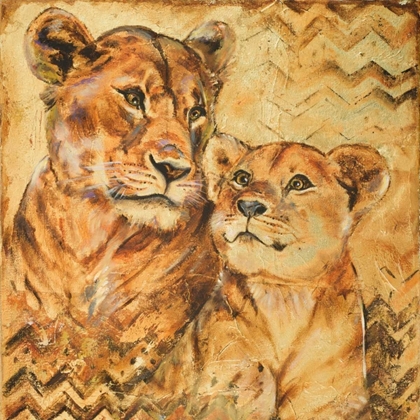 Picture of SAFARI MOTHER AND SON II