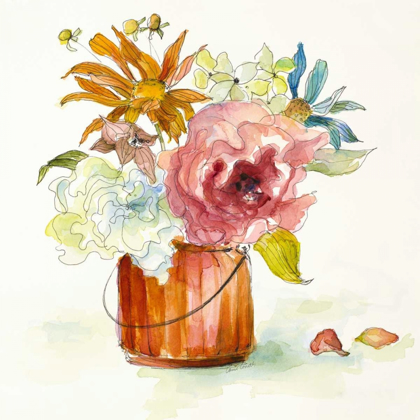 Picture of FLOWER BURST IN VASE I