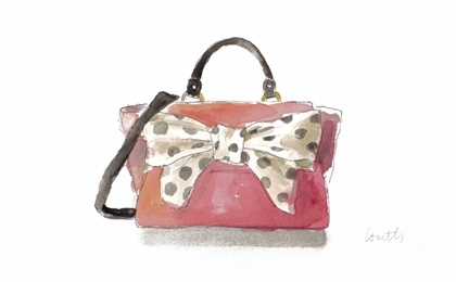 Picture of WATERCOLOR BOW SATCHEL I