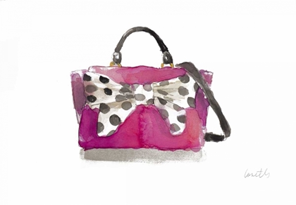 Picture of WATERCOLOR BOW SATCHEL II