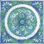 Picture of AZURITE MEDALLION III