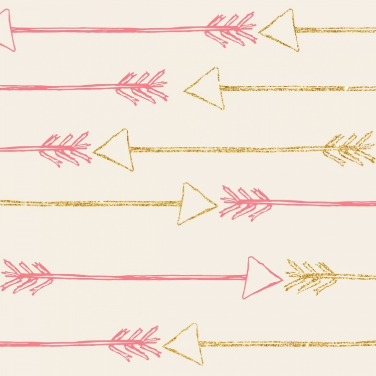 Picture of PINK AND GOLD ARROWS