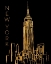 Picture of NEW YORK ON BLACK