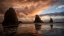 Picture of FALLING SUNSETS