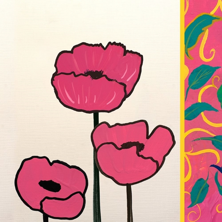 Picture of PINK WHIMSICAL FLORAL II