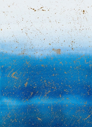 Picture of GOLD SPLASH ON BLUE