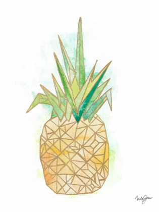 Picture of WATERCOLOR ORIGAMI PINEAPPLE