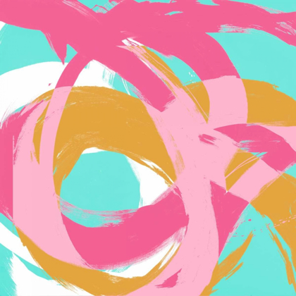Picture of PINK CIRCULAR STROKES I