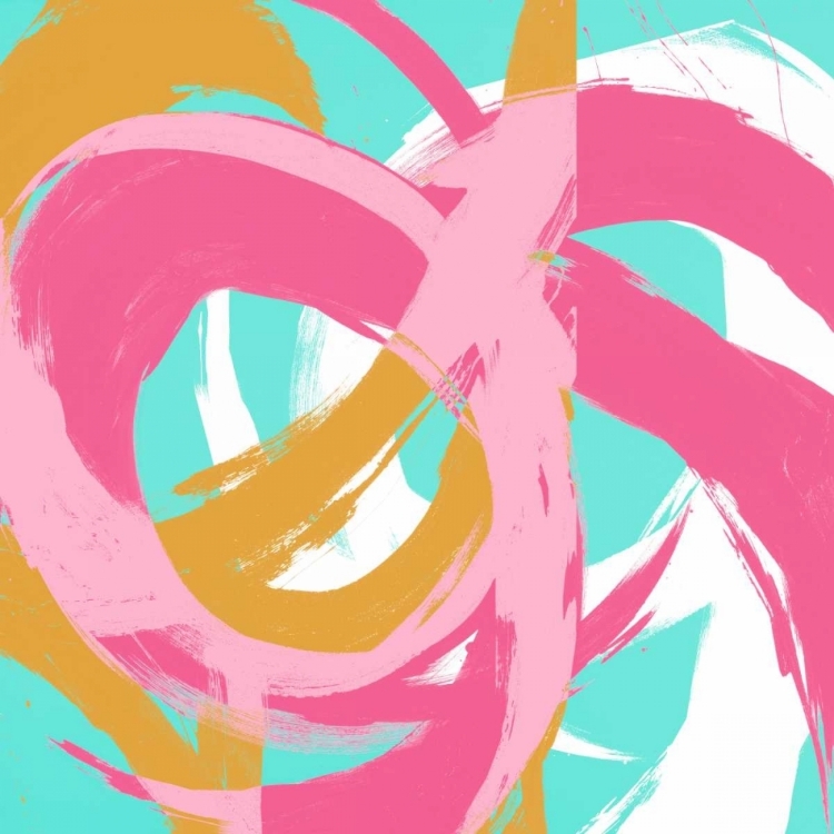 Picture of PINK CIRCULAR STROKES II