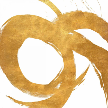 Picture of GOLD CIRCULAR STROKES II
