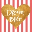 Picture of HEART ON STRIPES I