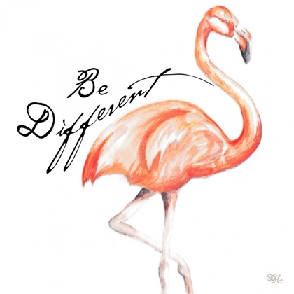 Picture of BE DIFFERENT FLAMINGO I