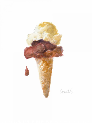 Picture of WATERCOLOR ICE CREAM CONE I