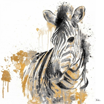 Picture of WATER ZEBRA WITH GOLD