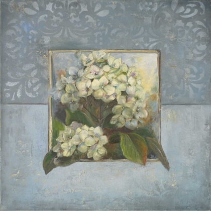 Picture of HYDRANGEAS ON BLUE II