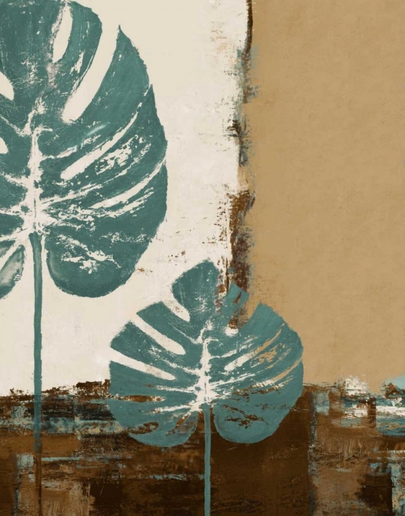 Picture of BLUE LEAVES I