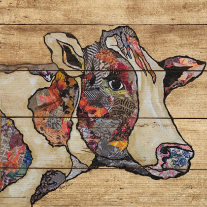 Picture of FARM COLLAGE ON WOOD II