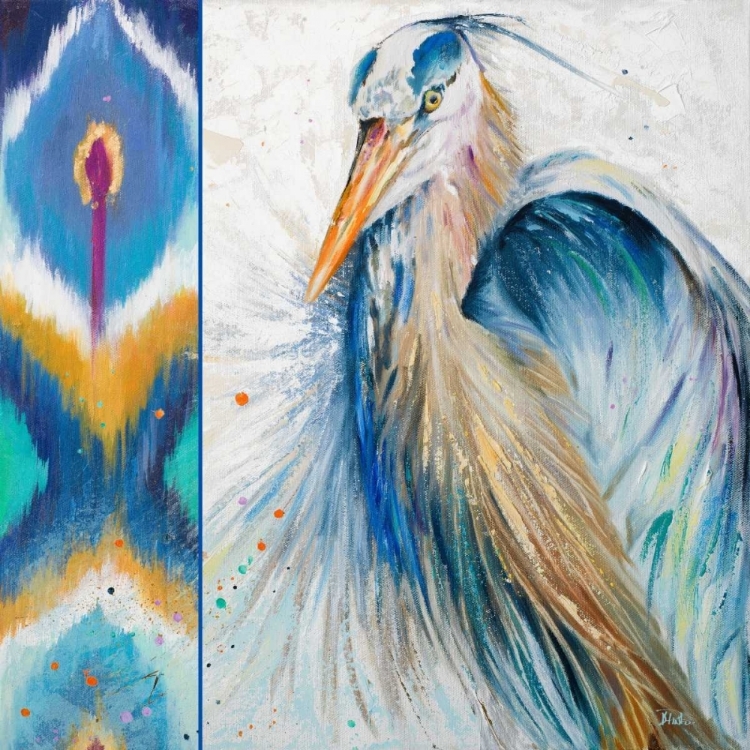 Picture of BLUE HERON IKAT II