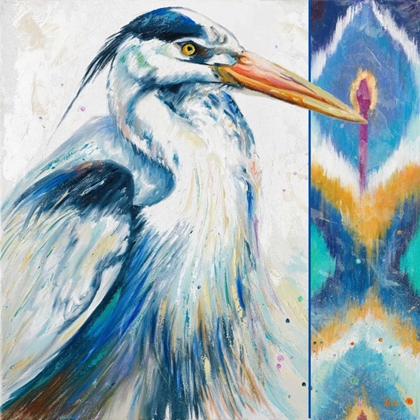 Picture of BLUE HERON IKAT I