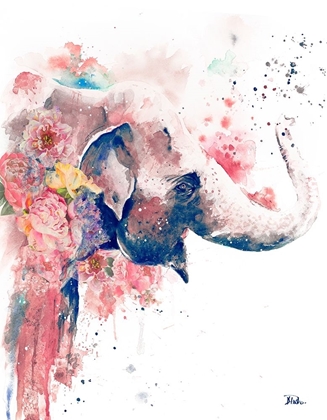 Picture of FLORAL WATER ELEPHANT