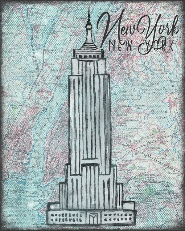 Picture of MAP OF NEW YORK