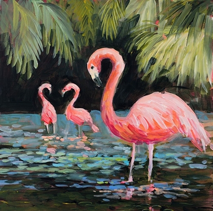 Picture of RELAXING FLAMINGO II