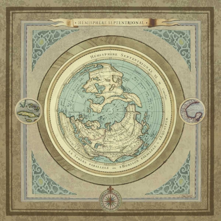 Picture of NORTH AND SOUTH MAPS I