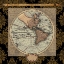 Picture of DAMASK ON BLACK MAP II