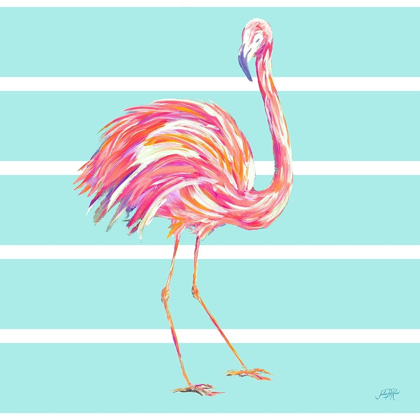 Picture of FLAMINGO WITH STRIPES