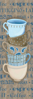 Picture of COFFEE CUP STACK I