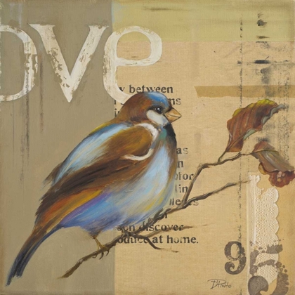 Picture of BLUE LOVE BIRDS II