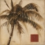 Picture of SEPIA PALM I