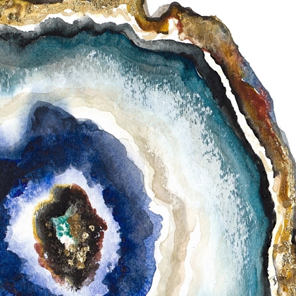 Picture of UP CLOSE AGATE WATERCOLOR II