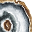 Picture of GRAY AND GOLD AGATE II