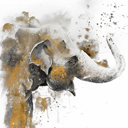 Picture of WATER ELEPHANT WITH GOLD
