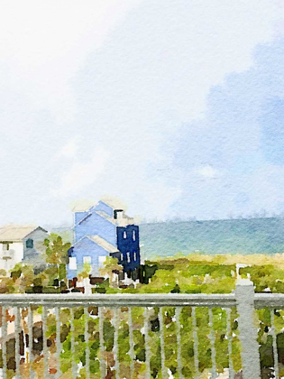 Picture of WATERCOLOR COASTAL COTTAGE