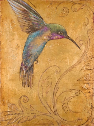 Picture of GOLDEN HUMMINGBIRD I