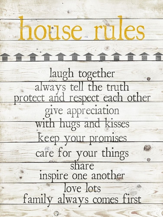 Picture of HOUSE RULES