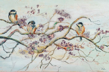 Picture of BIRDS ON CHERRY BLOSSOM BRANCH