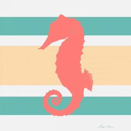 Picture of SEA CREATURE ON STRIPES II