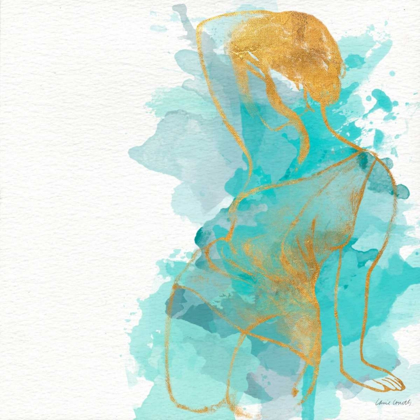 Picture of SEATED WATERCOLOR WOMAN II