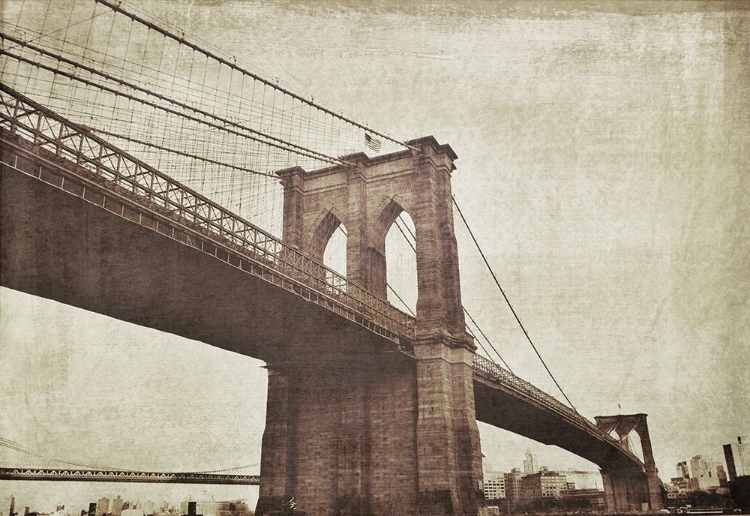 Picture of BRIDGE OF BROOKLYN SEPIA I