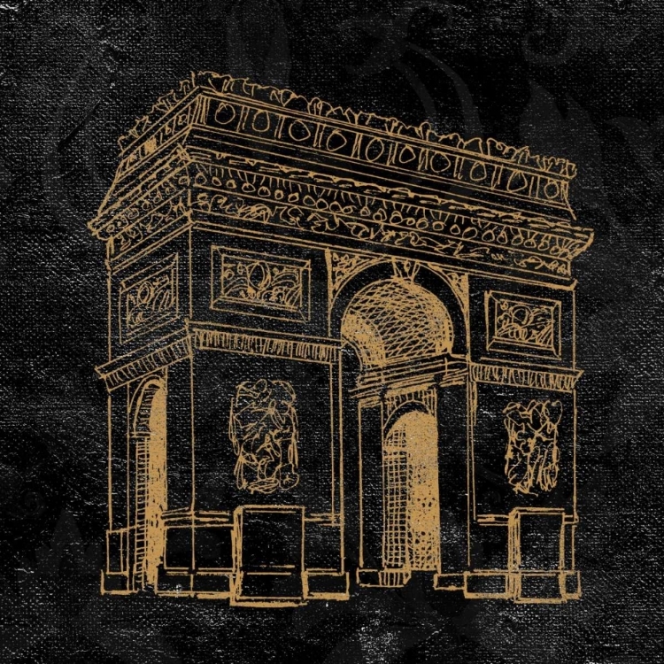 Picture of ELEGANT PARIS GOLD IV