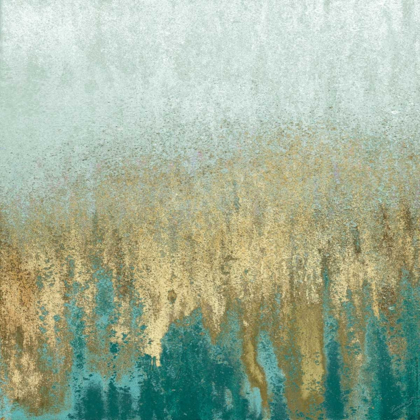 Picture of TEAL WOODS IN GOLD II