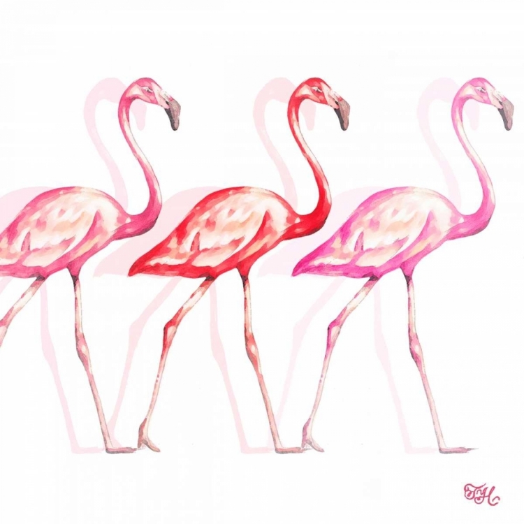 Picture of FLAMINGO TRIO I