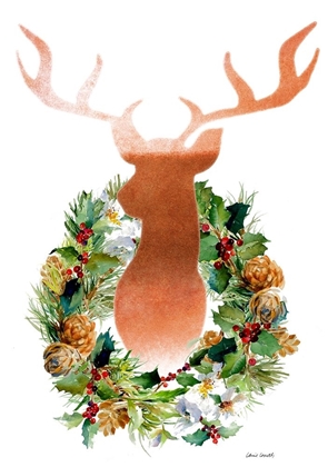 Picture of HOLIDAY WREATH WITH DEER