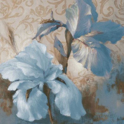 Picture of SOFT BLUE BLOOMS I