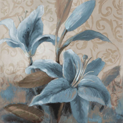 Picture of SOFT BLUE BLOOMS II
