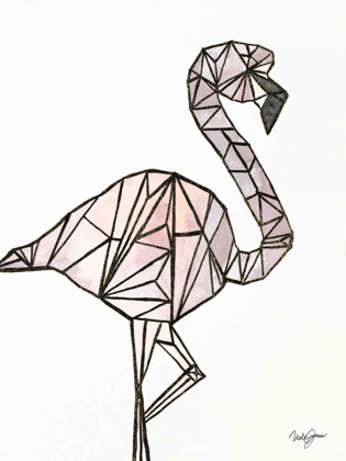 Picture of ORIGAMI FLAMINGO SKETCH