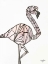 Picture of ORIGAMI FLAMINGO SKETCH